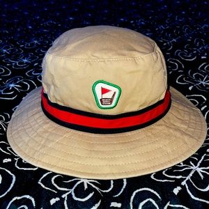 Black Hall Golf Club Tan Bucket Hat M/L